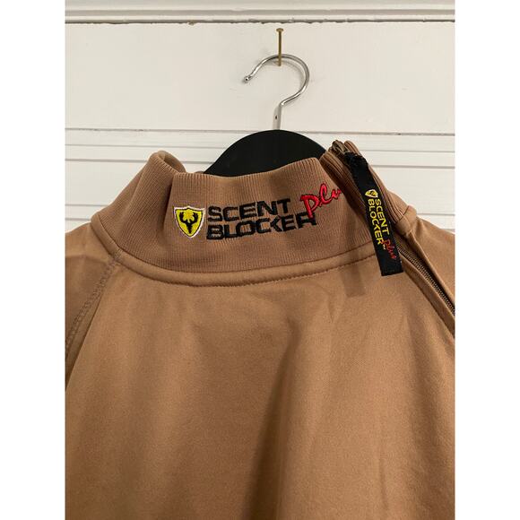 Scent Blocker Plus Brown Hunting Sweatshirt Size XL - Picture 2 of 8